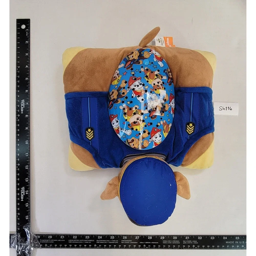 Nickelodeon Paw Patrol Chase Pillow Pet Sleeptime Lites Light‎ Up Plush Toy